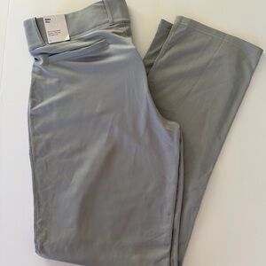 Nike Pro Light Gray High-Rise Baseball Pants Size L